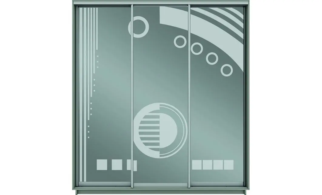 Dulap Oglinda Sablata 3 Usi СТ969, L190 X H220 X A45