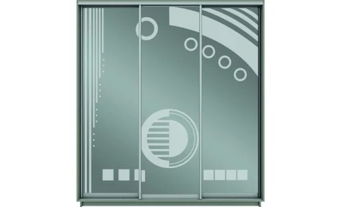 Dulap Oglinda Sablata 3 Usi СТ969, L190 X H220 X A45