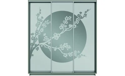 Dulap Oglinda Sablata 3 Usi СТ974, L190 X H220 X A45