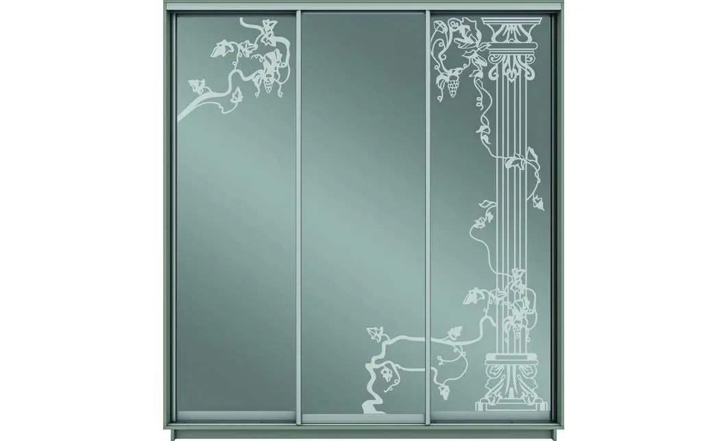 Dulap Oglinda Sablata 3 Usi СТ980, L190 X H220 X A45