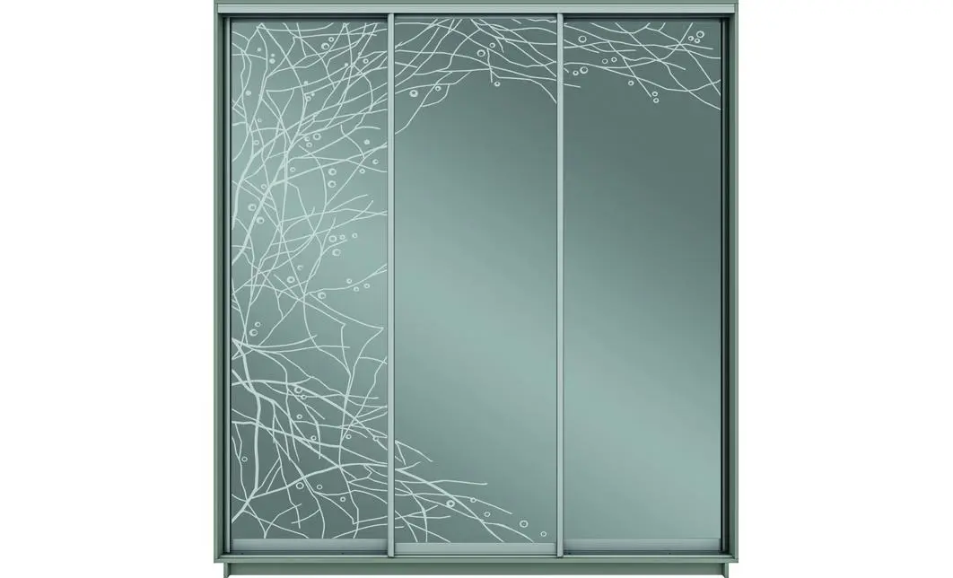 Dulap Oglinda Sablata 3 Usi СТ982, L190 X H220 X A45