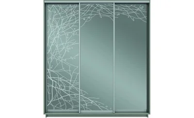 Dulap Oglinda Sablata 3 Usi СТ982, L190 X H220 X A45