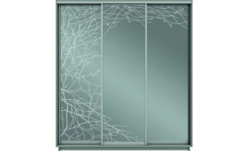 Dulap Oglinda Sablata 3 Usi СТ982, L190 X H220 X A45