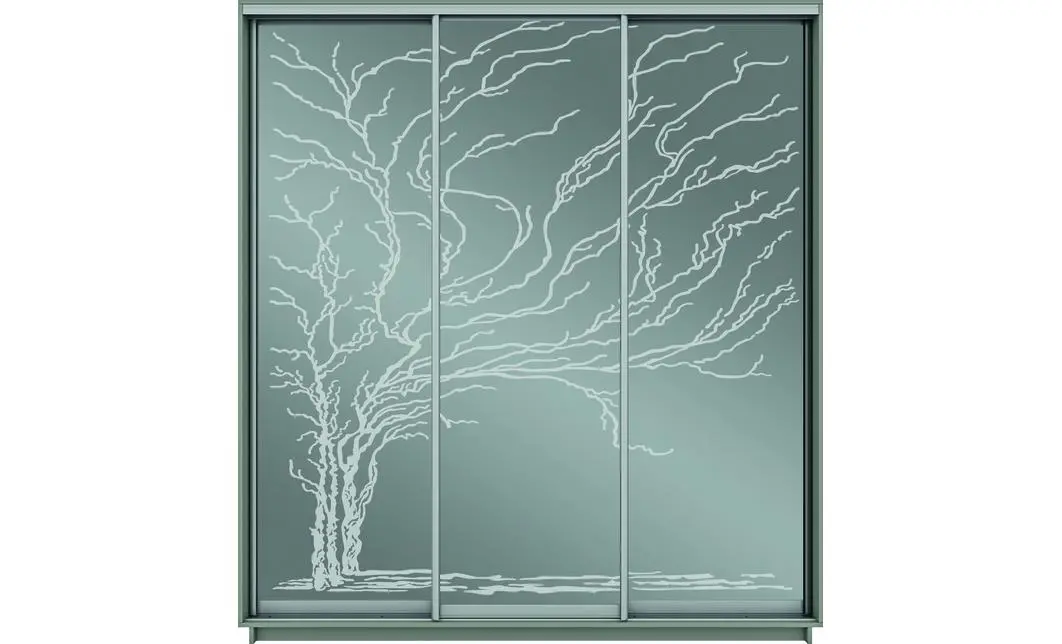 Dulap Oglinda Sablata 3 Usi СТ991, L190 X H220 X A45