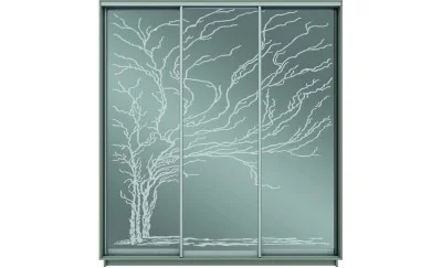 Dulap Oglinda Sablata 3 Usi СТ991, L190 X H220 X A45