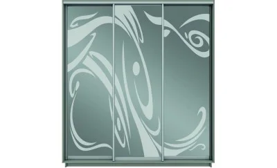 Dulap Oglinda Sablata 3 Usi СТ994, L190 X H220 X A45