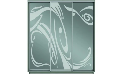 Dulap Oglinda Sablata 3 Usi СТ994, L190 X H220 X A45