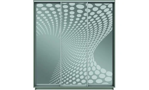 Dulap Oglinda Sablata 3 Usi СТ999, L190 X H220 X A45