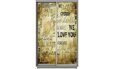 Dulap Print 2 Usi 2602, L100 x H220 x A60