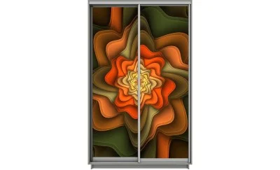 Dulap Print 2 Usi 1415, L100 x H220 x A60