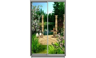 Dulap Print 2 Usi 2318, L100 x H220 x A60