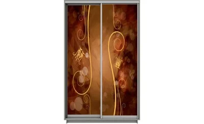 Dulap Print 2 Usi 2803, L100 x H220 x A60