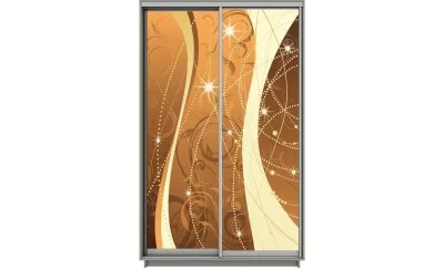 Dulap Print 2 Usi 2829, L100 x H220 x A60