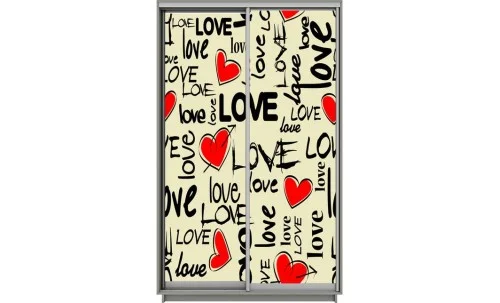 Dulap Print 2 Usi 2835, L100 x H220 x A60