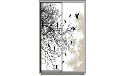 Dulap Print 2 Usi 2861, L100 x H220 x A60