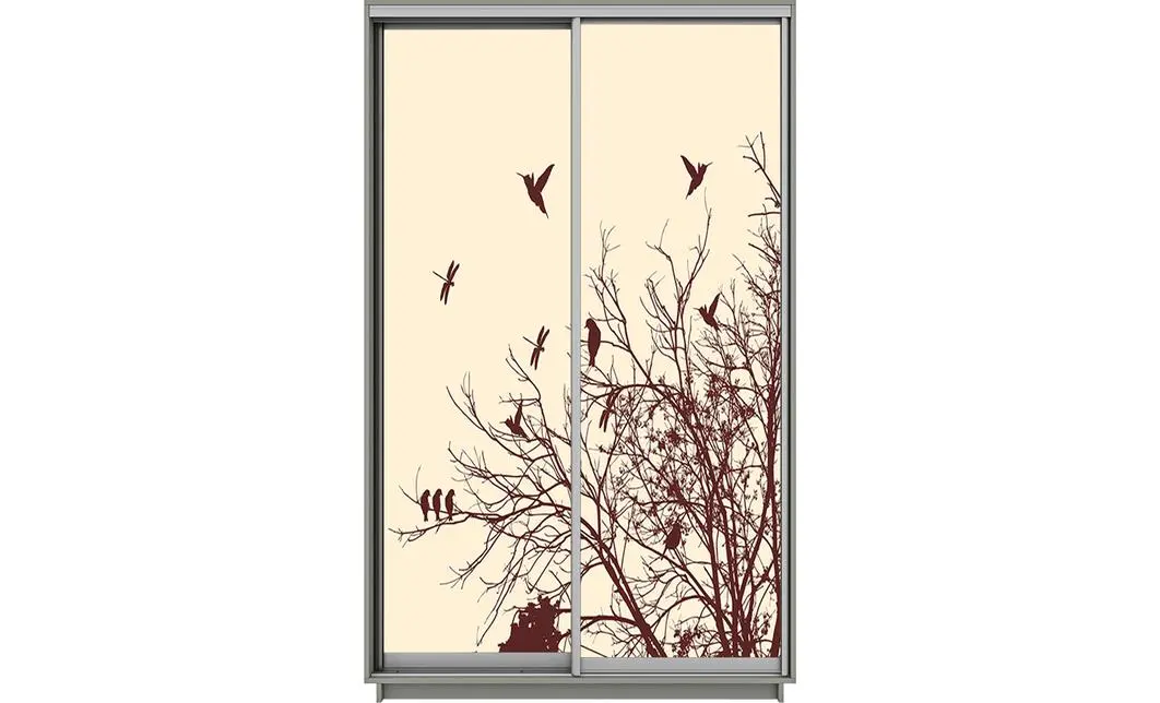 Dulap Print 2 Usi 2863, L100 x H220 x A60