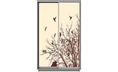 Dulap Print 2 Usi 2863, L100 x H220 x A60