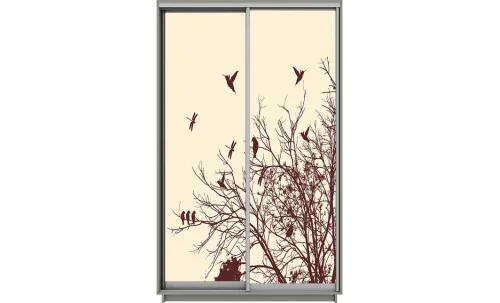 Dulap Print 2 Usi 2863, L100 x H220 x A60