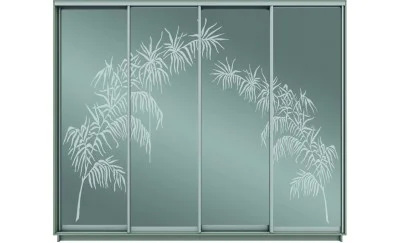 Dulap Oglinda Sablata 4 Usi СТ1011, L310 X H220 X A45