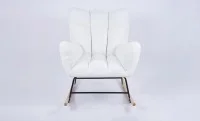 Fotoliu Living cu Balansoar KJLC037 Alb 5
