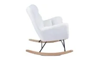 Fotoliu Living cu Balansoar KJLC037 Alb 3