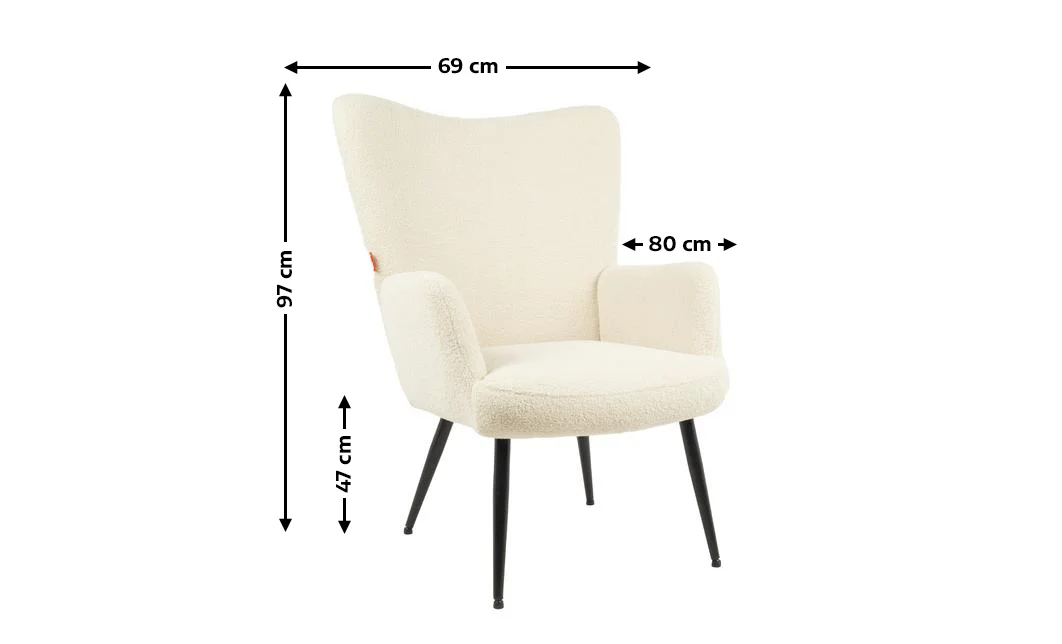 Fotoliu Living KJC3763 Bej 1