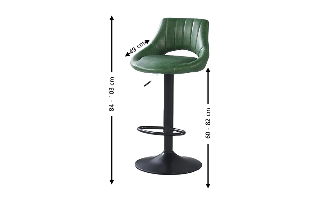 Scaun Bar KJC338 Verde 1