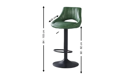 Scaun Bar KJC338 Verde