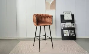 Scaun Bar KJC365 Maro & Picioare Negre