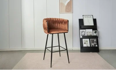 Scaun Bar KJC365 Maro & Picioare Negre