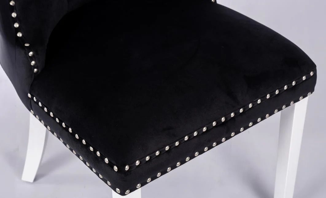 Scaun Living KJC005 Negru/Alb 3