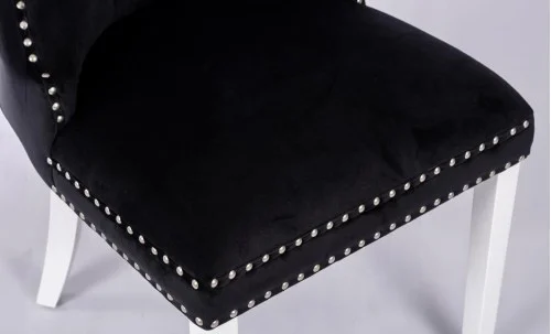 Scaun Living KJC005 Negru/Alb