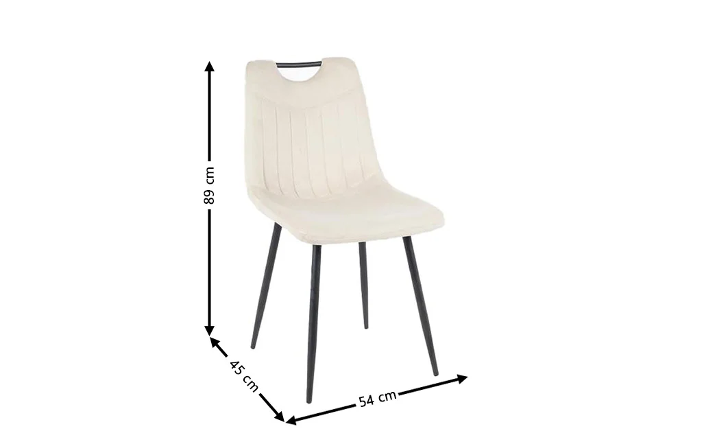 Scaun Living Tapitat KJC0358 Bej 3