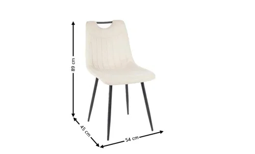 Scaun Living Tapitat KJC0358 Bej