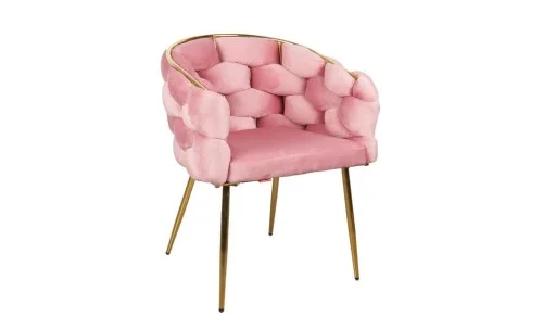 Scaun Living Tapitat KJC15 Roz