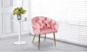 Scaun Living Tapitat KJC15 Roz