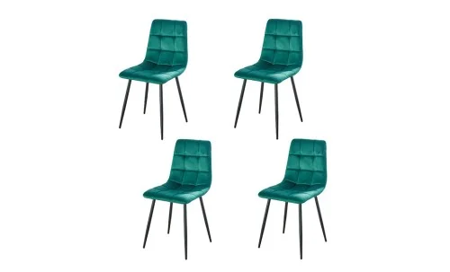 Set 4 Scaune KJC37 Verde