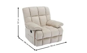 Fotoliu cu Recliner KJC4423 Bej