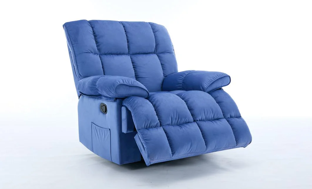 Fotoliu cu Recliner Manual KJC4423 Albastru 4