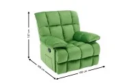 Fotoliu cu Recliner KJC4423 Verde 1