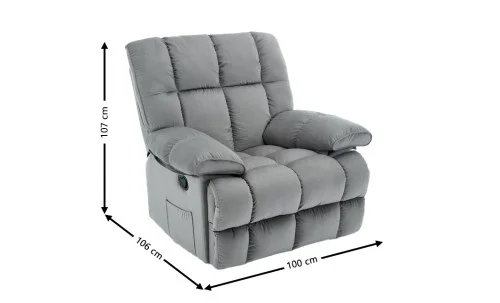 Fotoliu cu Recliner KJC4423 Gri