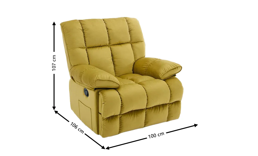 Fotoliu cu Recliner KJC4423 Mustar 3