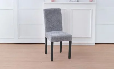 Scaun Living KJC5698 Gri cu Picioare Negre