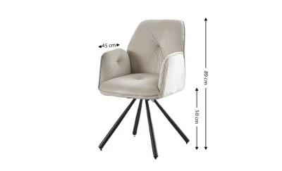 Scaun Living Rotativ KJC80 Bej