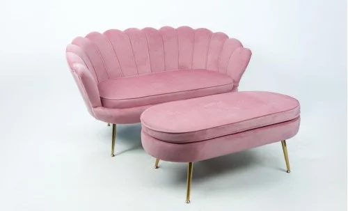 Set Marbella Canapea cu Masuta KJL213, Roz