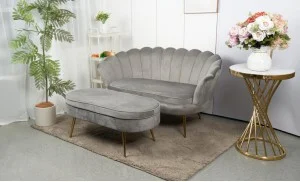 Set Marbella Canapea cu Masuta KJL213, Gri