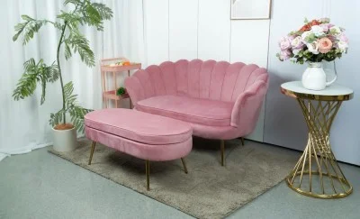 Set Marbella Canapea cu Masuta KJL213, Roz