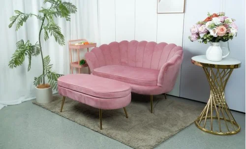 Set Marbella Canapea cu Masuta KJL213, Roz