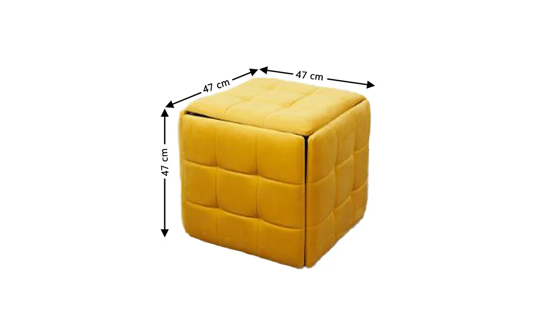 Set 5 tabureți KTC2281 Galben 2