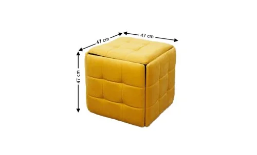 Set 5 tabureți KTC2281 Galben